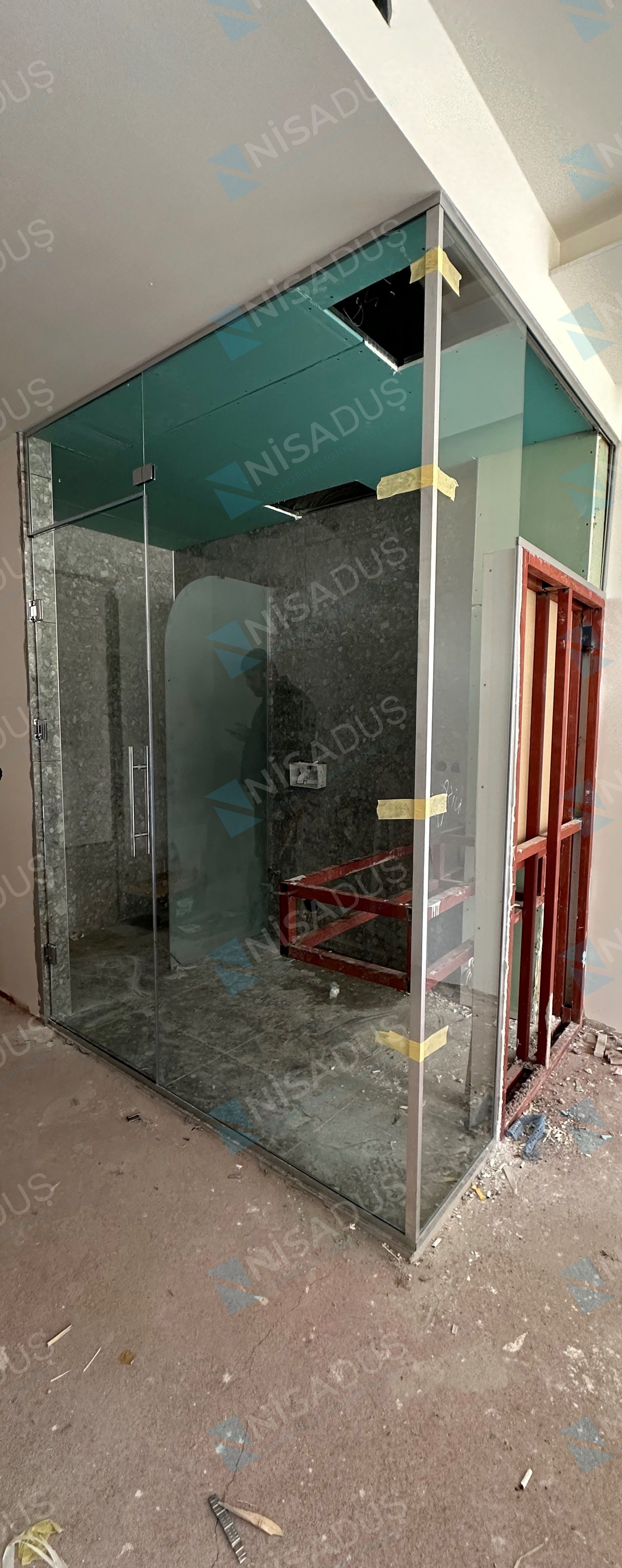 Alyan İnşaat Otel Cam Bölme Çalışmamız