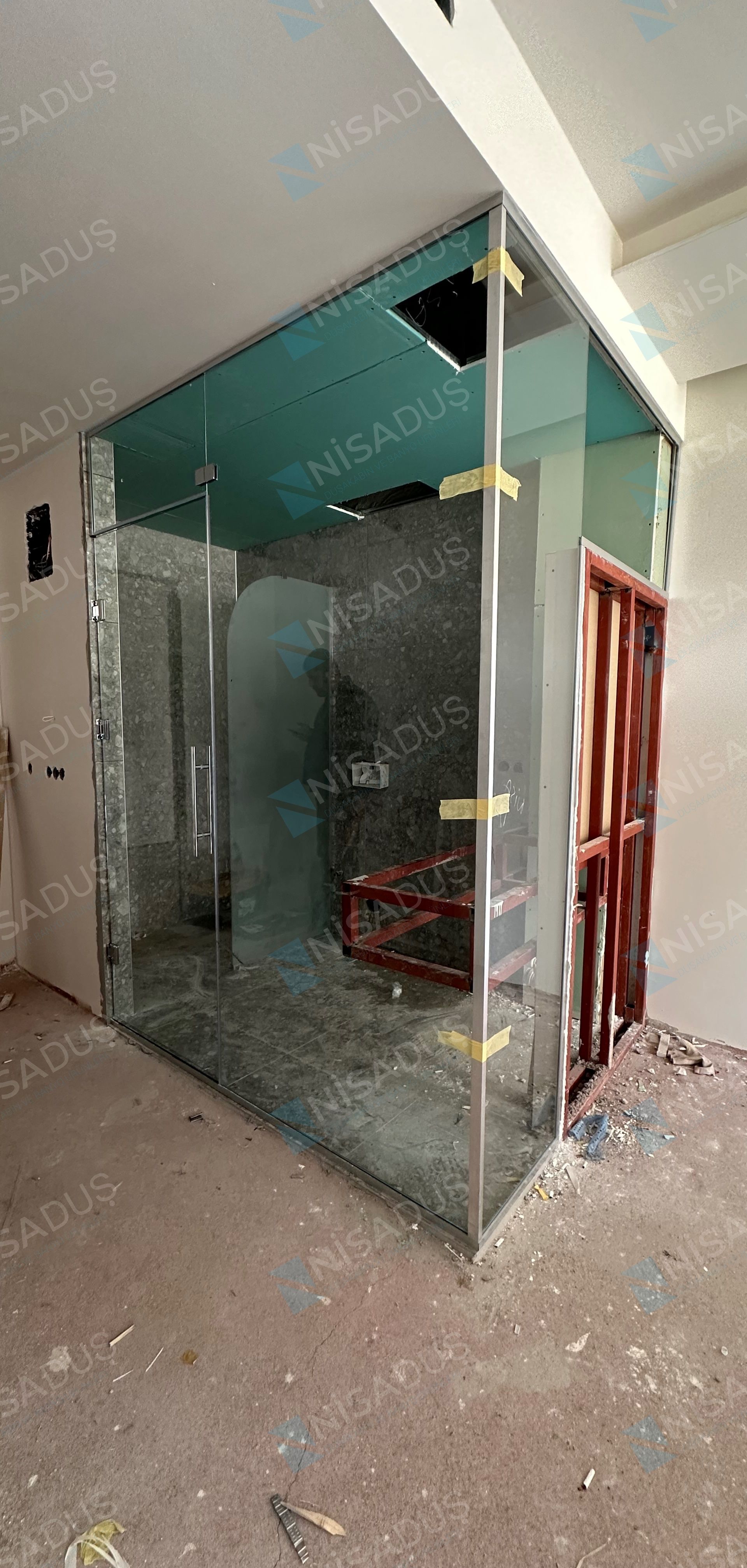 Alyan İnşaat Otel Cam Bölme Çalışmamız
