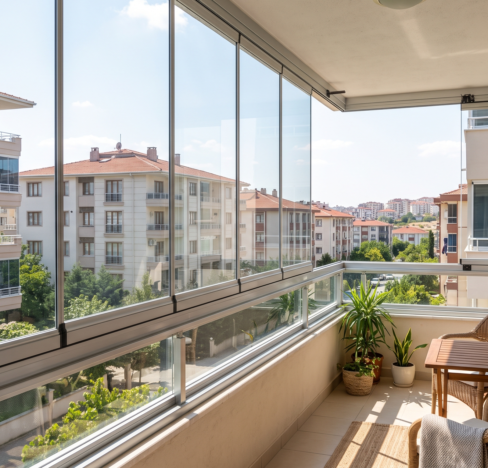 Gold Seri Katlanır Cam Balkon